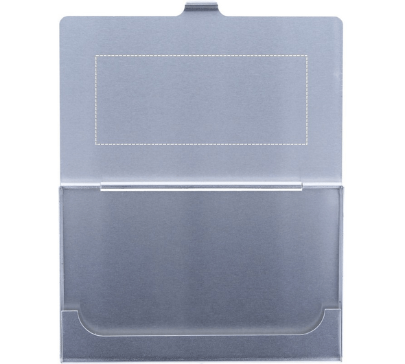 Porte-cartes de visite en aluminium